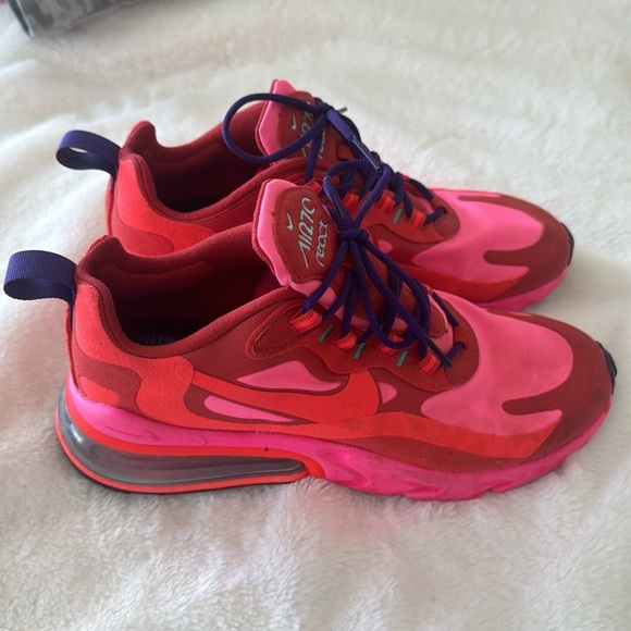 Nike Air Max 270 Sneaker in Mystic Red, Burnt Crimson, Pink Blast, Habanero 7.5 - Picture 9 of 15